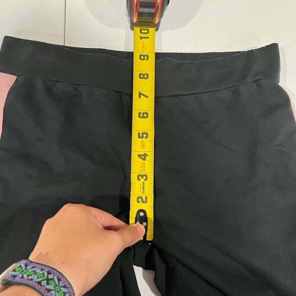 Lauren Ralph Lauren Black Pink Stripe Pull On Sweatpants Y2K Womens XS - Picture 7 of 8